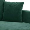 vidaXL Fauteuil Vert fonc&eacute; 60 cm Velours
