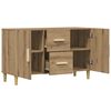 vidaXL Buffet ch&ecirc;ne artisanal 100x36x60 cm bois d'ing&eacute;nierie