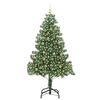vidaXL Sapin de No&euml;l avec 300 LED avec support Vert 210 cm PVC