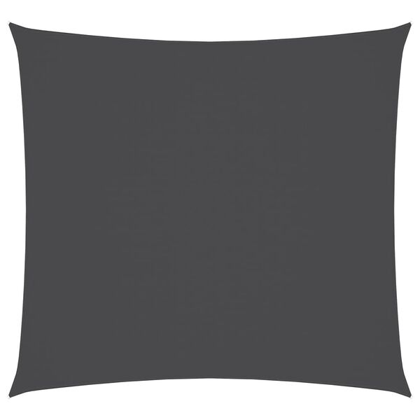 vidaXL Parasol en tissu oxford carr&eacute; 6x6 m anthracite