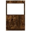 vidaXL Buffet haut ch&ecirc;ne fum&eacute; 63x33x100 cm bois d'ing&eacute;nierie
