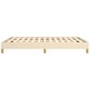 vidaXL Cadre de lit sans matelas cr&egrave;me 140x190 cm tissu
