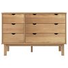 vidaXL Commode OTTA 111x43x73,5 cm bois de pin massif