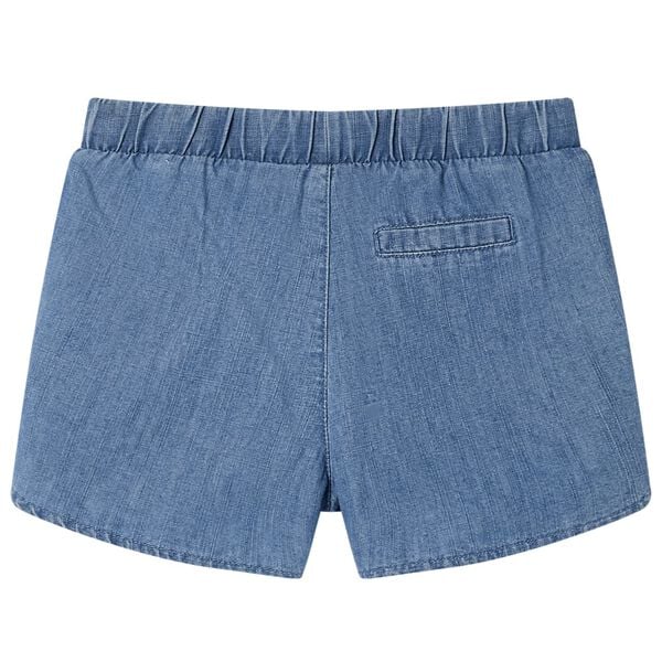 Short pour enfants bleu denim 140