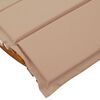 vidaXL Transat avec coussin 2 pcs Marron Bois d'Acacia Massif