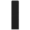 vidaXL Haut Armoire Noir 68 x 37 x 142 cm Bois d'ing&eacute;nierie