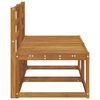 vidaXL 2 Pi&egrave;ce Sofa de milieu ext&eacute;rieur Bois d'Acacia Massif Naturel