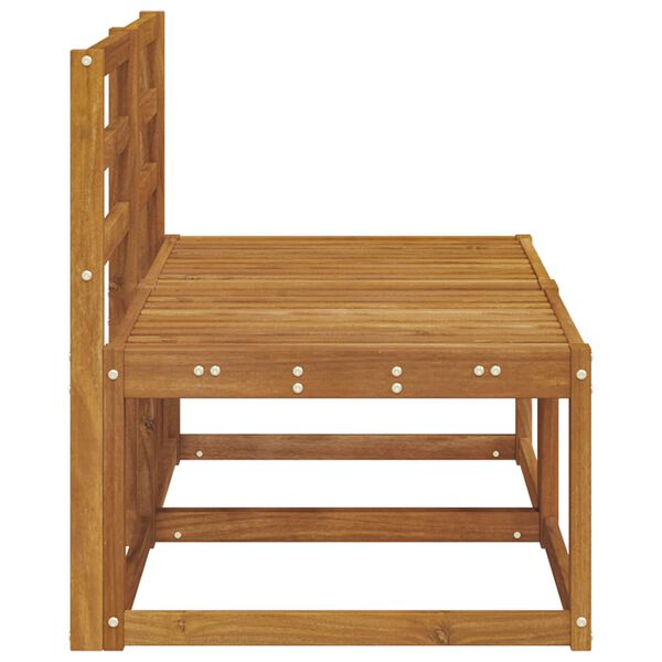 vidaXL 2 Pi&egrave;ce Sofa de milieu ext&eacute;rieur Bois d'Acacia Massif Naturel