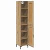 vidaXL Haut Armoire Ch&ecirc;ne artisanal 34,5 x 34 x 180 cm