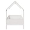 vidaXL Cadre de lit d'enfants forme de maison sans matelas pin