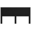 vidaXL T&ecirc;te de lit Ch&ecirc;ne noir 200 cm Bois d'ing&eacute;nierie