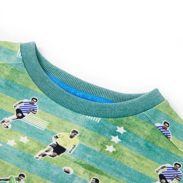 Sweatshirt pour enfants m&eacute;lange vert clair 116