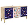 vidaXL Meuble TV MAINZ 102 x 33 x 50 cm Sonoma Bois d'ing&eacute;nierie