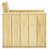 vidaXL Salon de jardin 4 pcs Bois de pin imprégné