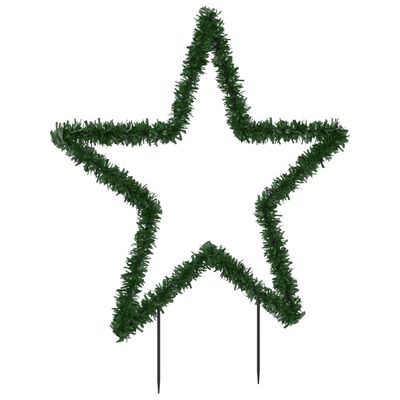 vidaXL Décoration lumineuse étoile de Noël avec piquets 80 LED 60