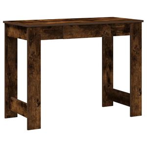 vidaXL Bureau ch&ecirc;ne fum&eacute; 100x45x75 cm bois d'ing&eacute;nierie