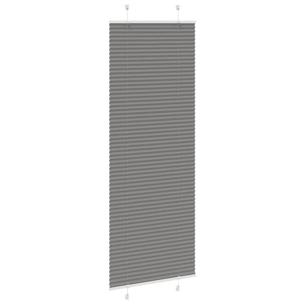 vidaXL Store pliss&eacute; anthracite 80x200 cm largeur du tissu 79,4 cm