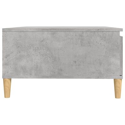 vidaXL Table basse gris béton 90x60x35 cm bois d'ingénierie