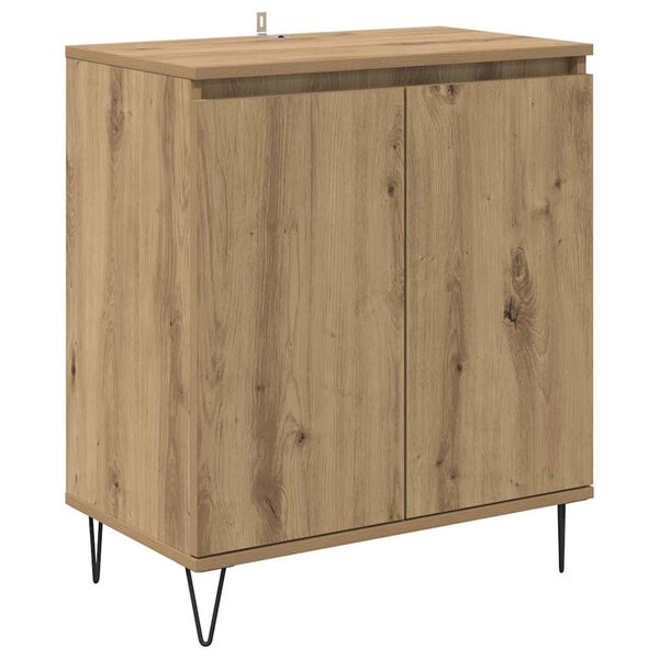vidaXL Buffet Ch&ecirc;ne artisanal 60 x 35 x 70 cm Bois d'ing&eacute;nierie