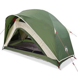 vidaXL Tente de camping 1 personne vert imperm&eacute;able