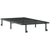 vidaXL Cadre de lit sans matelas pliable noir 100x190 cm acier