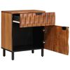 vidaXL Cabinet de chevet Marron 50 x 33 x 60 cm Bois de mangue massif