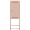 vidaXL Buffet haut rose 36x39x107 cm acier