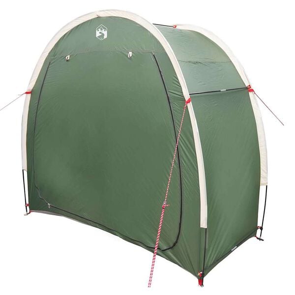 vidaXL Tente de rangement pour vélos avec toit Vert 210 x 90 x 174 cm