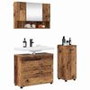 vidaXL Ensemble de mobilier de salle de bain 3 pcs Bois Ancien