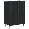 vidaXL Meuble de Rangement de Salle de Bain ZWOLLE Noir