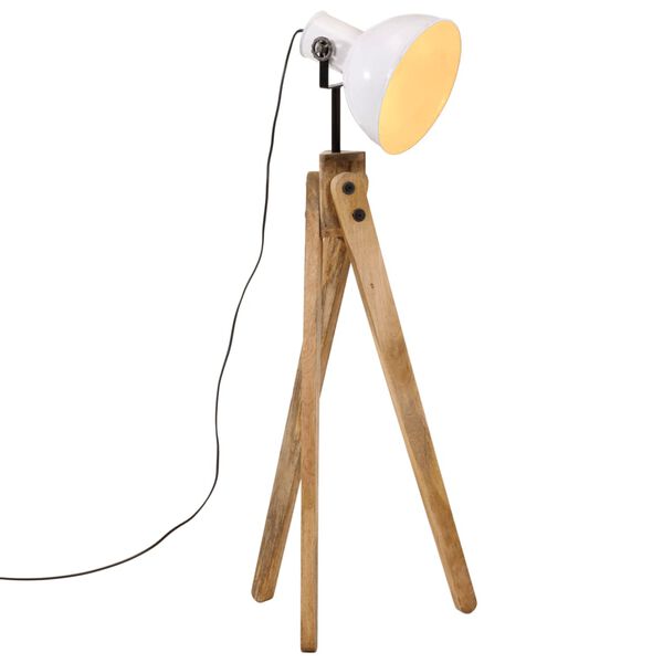 vidaXL Lampadaire 25 W blanc 45x45x120 cm E27