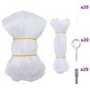 vidaXL Filet pour chat transparent en nylon 3x2 m