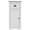 vidaXL Armoire de salle de bain BODO blanc 44x30x90 cm