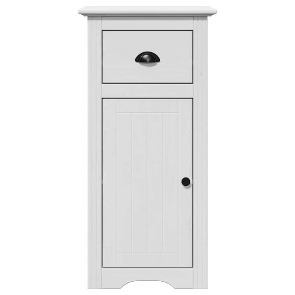 vidaXL Armoire de salle de bain BODO blanc 44x30x90 cm