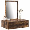 vidaXL Table de Toilette Marron 60 x 40 x 70 cm Bois d'ing&eacute;nierie