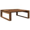 vidaXL Table basse vieux bois 100x100x35 cm bois d'ing&eacute;nierie