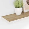 vidaXL &Eacute;tag&egrave;res flottantes 4 pcs ch&ecirc;ne et blanc 80x23,5x3,8 cm MDF