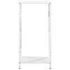 vidaXL Portant de bois chauffage blanc 34x25x70 cm
