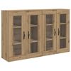 vidaXL Cabinets muraux 2 pcs Ch&ecirc;ne artisanal 69,5 x 34 x 90 cm