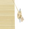 vidaXL Store enrouleur avec des rideaux Nature 90 x 160 cm Bambou