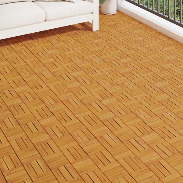 vidaXL Kit de tuiles de plancher en acacia 30 x 30 cm 30 pcs