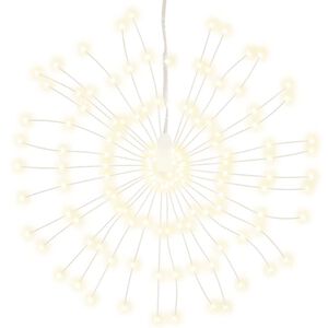 vidaXL &Eacute;toile rayonnante de No&euml;l 140 LED blanc chaud 17 cm