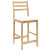 vidaXL Chaises de salle &agrave; manger 2 pcs Naturel 40 x 47,5 x 99,5 cm