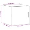 vidaXL Armoire murale ch&ecirc;ne sonoma 45x42,5x40 cm bois d'ing&eacute;nierie