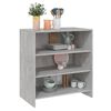 vidaXL Buffet Gris b&eacute;ton 70x40,5x75 cm Bois d'ing&eacute;nierie