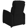 vidaXL Fauteuil inclinable &eacute;lectrique Noir Tissu
