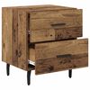 vidaXL Cabinet de chevet avec tiroir Bois ancien 40 x 35 x 47,5 cm