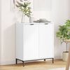 vidaXL Buffet Blanc 69,5 x 33 x 82 cm Bois d'ing&eacute;nierie