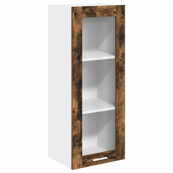 vidaXL Armoire suspendue Ch&ecirc;ne fum&eacute; 40 x 31 x 100 cm Bois d'ing&eacute;nierie
