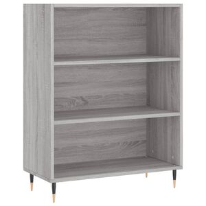 vidaXL Biblioth&egrave;que sonoma gris 69,5x32,5x90 cm bois d'ing&eacute;nierie